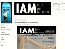 Tablet Screenshot of islipartmuseum.org